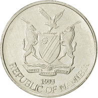 Monnaie, Namibia, 5 Cents, 1993, Vantaa, SUP, Nickel Plated Steel, KM:1 - Namibia