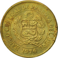 Monnaie, Pérou, 1/2 Sol, 1976, TTB+, Laiton, KM:265 - Pérou