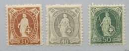 1907 Suisse Avec Fil De Soie  Neufs Avec Charnière - Ongebruikt