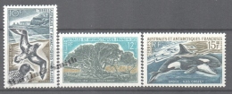 TAAF French Southern And Antarctic Territories 1969-70 Yvert 28-30, Fauna & Flower - MNH - Neufs