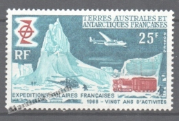 TAAF French Southern And Antarctic Territories 1969 Yvert 31, 20th Anniv Of The French Polar Expedition - MNH - Neufs