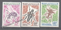 TAAF French Southern And Antarctic Territories 1972 Yvert 40-42, Insects  - MNH - Neufs