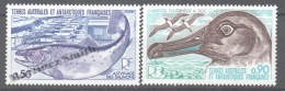TAAF French Southern And Antarctic Territories 1977 Yvert 71-72, Fauna- MNH - Neufs