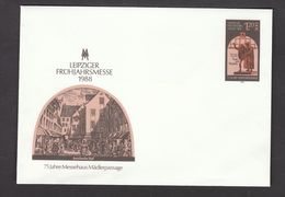 Deutschland DDR  U 8 Leipziger Frühjahrsmesse 1988 - Covers - Mint