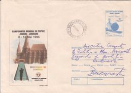 BOWLING WORLD CHAMPIONSHIP, HUNEDOARA, JUNIORS, COVER STATIONERY, 1995, ROMANIA - Petanca