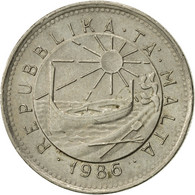 Monnaie, Malte, 5 Cents, 1986, TTB, Copper-nickel, KM:77 - Malta