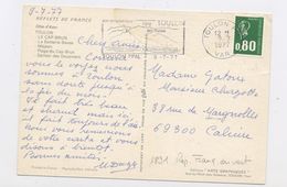 0,80 VERT TYPE BEQUET - N° Yvert 1891 "REPUBLIQUE FRANÇAISE EN VERT" AVEC CàD DE "TOULON" DU 9/7/77 - 1971-1976 Marianne Of Béquet