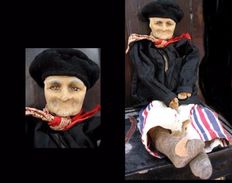 Delcampe - Vieille Poupée Basque / Old Basque Doll - Arte Popular