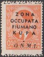 Italie Zone Fiume Kupa 1941 N° 2 NMH Timbre Yougoslave Surchargé  (E14) - Duitse Bez.: Zara