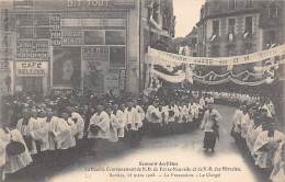 Rennes      35        Fête Du Couronnement Notre Dame Des Miracles. La Procession  . Le Clergé    (voir Scan) - Rennes