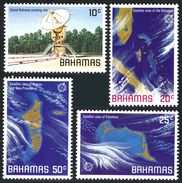 1981 Bahamas - Space Exploration 4v., Space Themes, Satellite Map Views Sc 486/89 Yvert 474/77 SG 5818/4 MNH - North  America