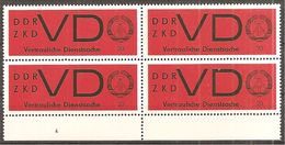 DDR 1965 // VD ** 4er Block - Postfris