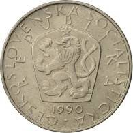 Monnaie, Tchécoslovaquie, 5 Korun, 1990, TTB+, Copper-nickel, KM:60 - Czechoslovakia