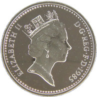 LaZooRo: United Kingdom Great Britain 1 Pound 1985 PROOF - Silver - 1 Pond