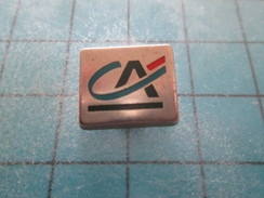 Pin1214b Pin´s Pins / Beau Et Rare : BANQUES : LOGO DU CREDIT AGRICOLE Fabriqué Par DECAT PARIS - Banken