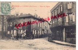 87 - ORADOUR SUR VAYRES - PLACE DE L' EGLISE - CAFE LEON  - EDITEUR J. ROULAUD - Oradour Sur Vayres