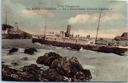 BATEAUX - PAQUEBOTS -- Port Vendres  - Gouverneur Général Cambon - Steamers