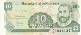 Billets - B2725 - Nicaragua  - Billet  10 Centavos   ( Type, Nature, Valeur, état... Voir Double  Scans) - Nicaragua