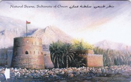 Oman,  OMN-G-17B, Natural Scene (17OMNB),  2 Scans. - Oman