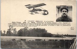 AVIATION --  Aviateur - Biplan H. Farman , Piloté Par Tétard - Aviatori