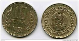 Bulgarie Bulgaria 10 Stotinki 1974 KM 87 - Bulgaria