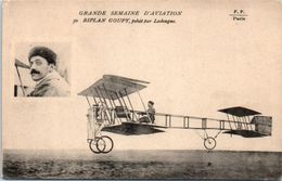 AVIATION --  Aviateur -- Biplan GOUPY , Piloté Par Ladougne - Airmen, Fliers