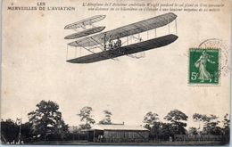 AVIATION --  Aviateur -- L'aéroplane De L'Aviateur  Americain Wright - Airmen, Fliers