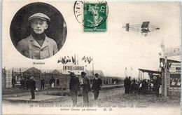 AVIATION --  Aviateur -- Grande Semaine D'Aviation  - Martinet Sur Biplan H. Farman - Aviatori