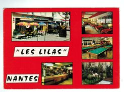 16871   Cpm  NANTES  : Bar - Brasserie " LES LILAS " Jolie Carte Photo Multivues    ACHAT DIRECT ! - Nantes