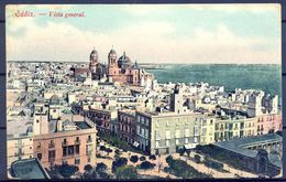 1908 , ANDALUCIA , CADIZ - VISTA GENERAL , CIRCULADA A INGLATERRA - Cádiz