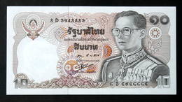 Thailand Banknote 10 Baht Series 12 P#87 SIGN#55 UNC - Thaïlande