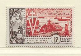 COMORES ( FRCOM - 22 )  1954  N° YVERT ET TELLIER   N°  4     N* - Luchtpost