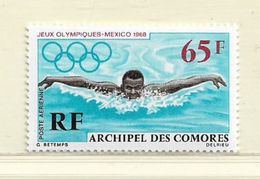 COMORES ( FRCOM - 37 )  1969  N° YVERT ET TELLIER   N° 25    N** - Luftpost