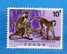 Ref.(MN1) CONGO  - 1971 **-SCIMMIE  Yvert. 785. MNH. Nuovo  Vedi Descrizione. - Neufs