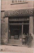 Carte Photo Commerce Magasin Papiers Peints Lieu à Identifier - Negozi