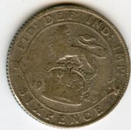 Grande Bretagne Great Britain 6 Pence 1923 KM 815a.1 - H. 6 Pence