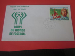 Bobby Moore Rép Congo  Premier Jour 1er Jour D'émission FDC First Day Cover Marcophilie Coupe Monde Football 78 - FDC