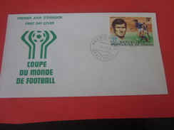 G. FACCHETTI Rép Congo  Premier Jour 1er Jour D'émission FDC First Day Cover Marcophilie  Coupe Monde Football 78 - FDC