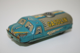 Vintage TIN TOY CAR : Maker UNKNOWN - GASOLIN OIL TANKER - 7,5cm - JAPAN - 1950's - - Collectors & Unusuals - All Brands