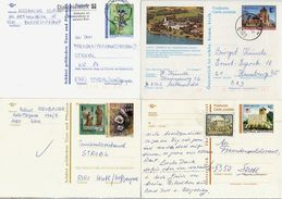 AUSTRIA 1987-97 Four Postally Used Stationery Cards. - Andere & Zonder Classificatie