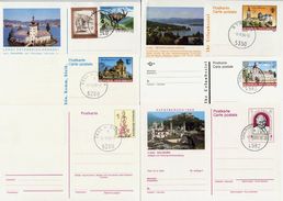 AUSTRIA 1975-92 Fourteen Stationery Cards. C.t.o.. - Andere & Zonder Classificatie