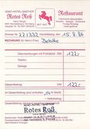 ADAC-HOTEL-GASTHOF 'ROTES ROB' Heroldsberg B. Nürmberg - (Note D'hôtel- 1986) - 1950 - ...