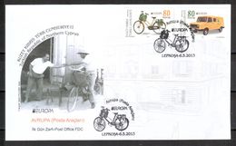 Türkisch-Zypern / Turkish Republic Of Northern Cyprus / Chypre Turc 2013 FDC EUROPA - 2013