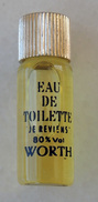 WORTH - JE REVIENS - Eau De Parfum Pour Femme - Miniatures Femmes (sans Boite)