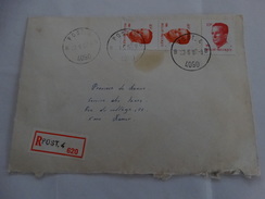 De POST 4 ( 4090) FBA- Le 23/06/87 Vers Namur En Recommandé. - Storia Postale