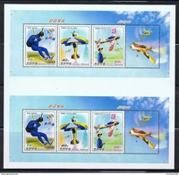 NORTH KOREA 2016 AIR SPORTS STAMP SHEET - Parachutting