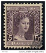 LUXEMBOURG, 1914, Y&T 109, Oblitéré,  (946) - 1914-24 Marie-Adelaide