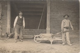 GABARRET - Maçons Au Travail - Mon Arr-Grand-Père PIRON Envoie La Carte à Son Gendre SIMON (2scans) - Gabarret