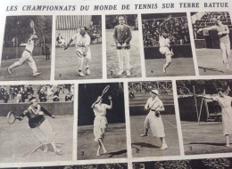 1921 CHAMPIONNATS DU MONDE DE TENNIS - L&acute;HÉLICOPTÈRE PESCARA - LE TOUR D&acute;ITALIE - PARC DE COLOMBES - CARPENT - Zonder Classificatie