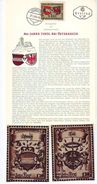 0603: Österreich 2x Welenofsky- Entwurf/ Essays Der Nicht Verausgabten Marke Im Großformat (RR) Mit Legende Siehe Scan - Proofs & Reprints